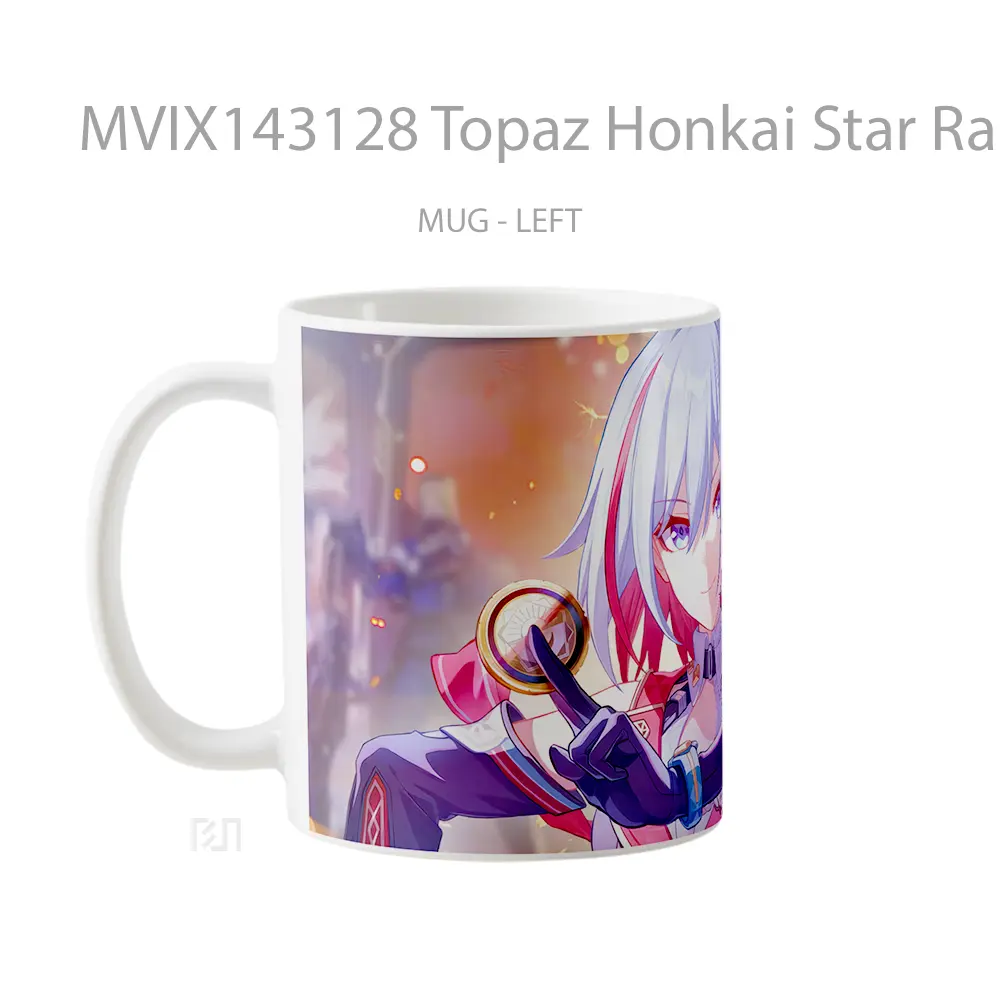 Mug Topaz Honkai Star Rail Gelas Keramik Unik - All-side / Desain