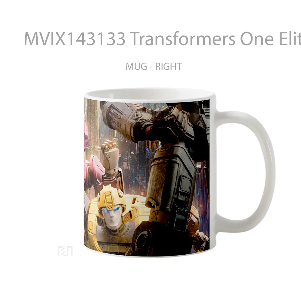 Mug Transformers One Elita 1 Bumblebee Gelas Keramik Unik - All-side / Desain