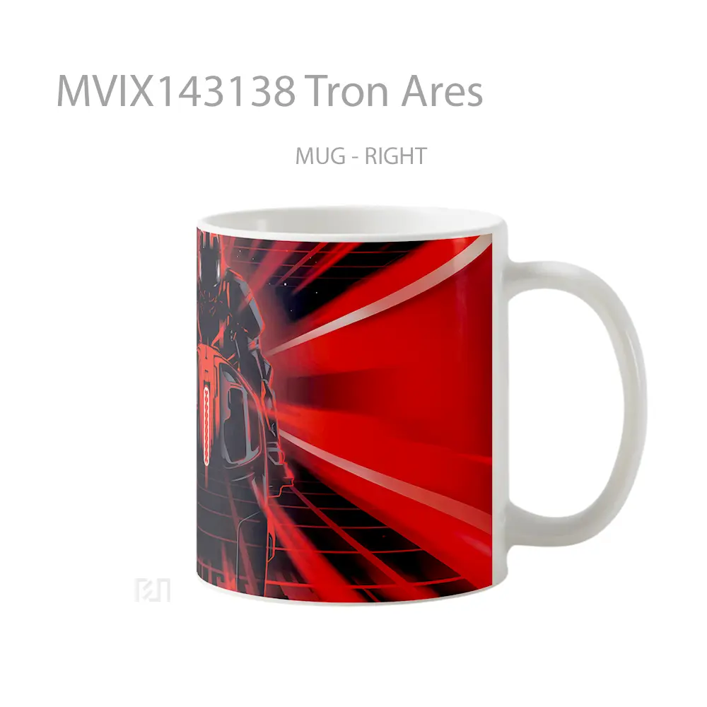 Mug Tron Ares Gelas Keramik Unik - All-side / Desain