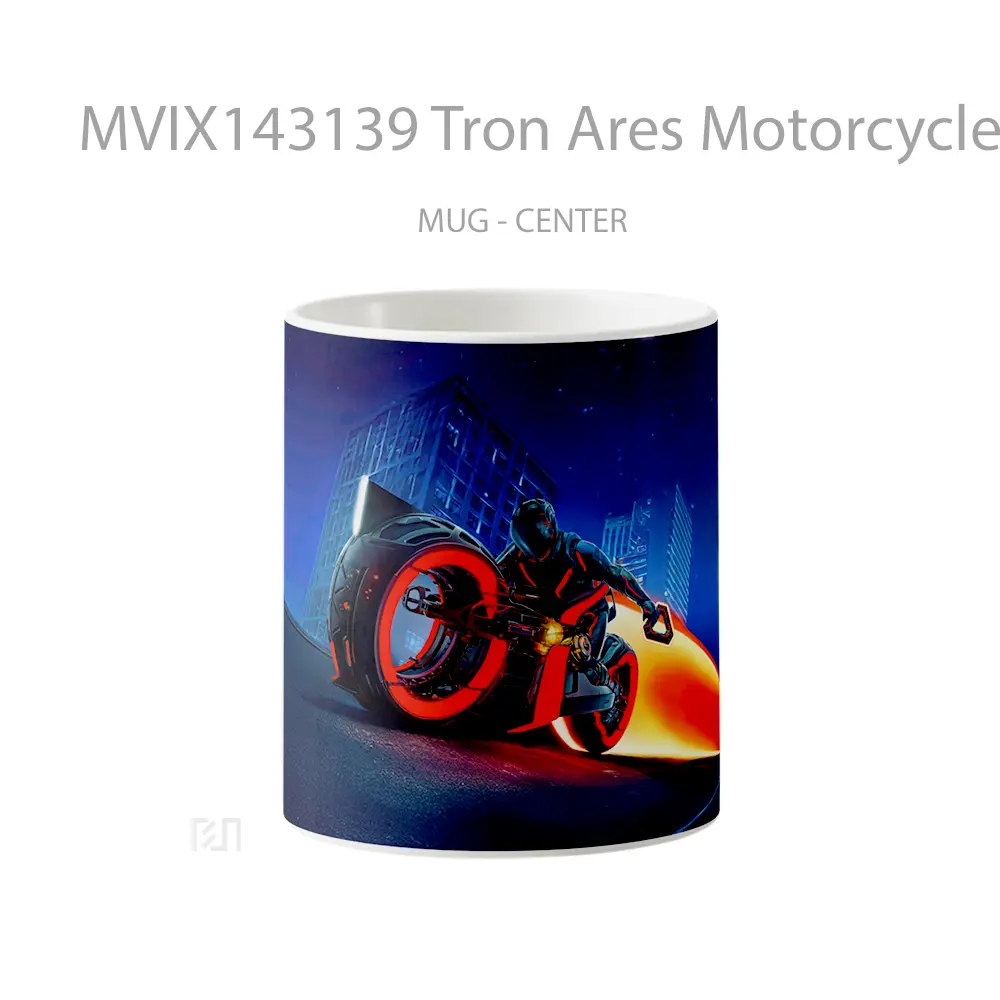 Mug Tron Ares Motorcycle Movie Gelas Keramik Unik