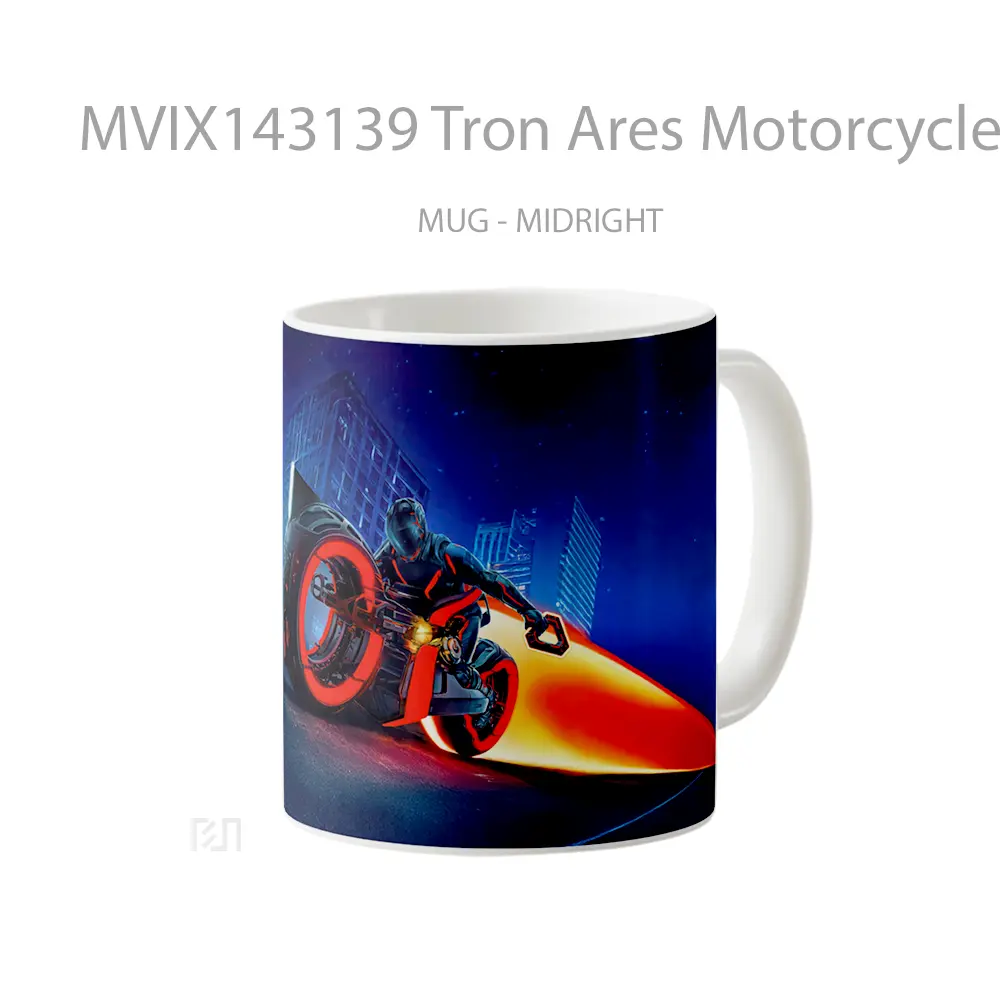 Mug Tron Ares Motorcycle Movie Gelas Keramik Unik - All-side / Desain