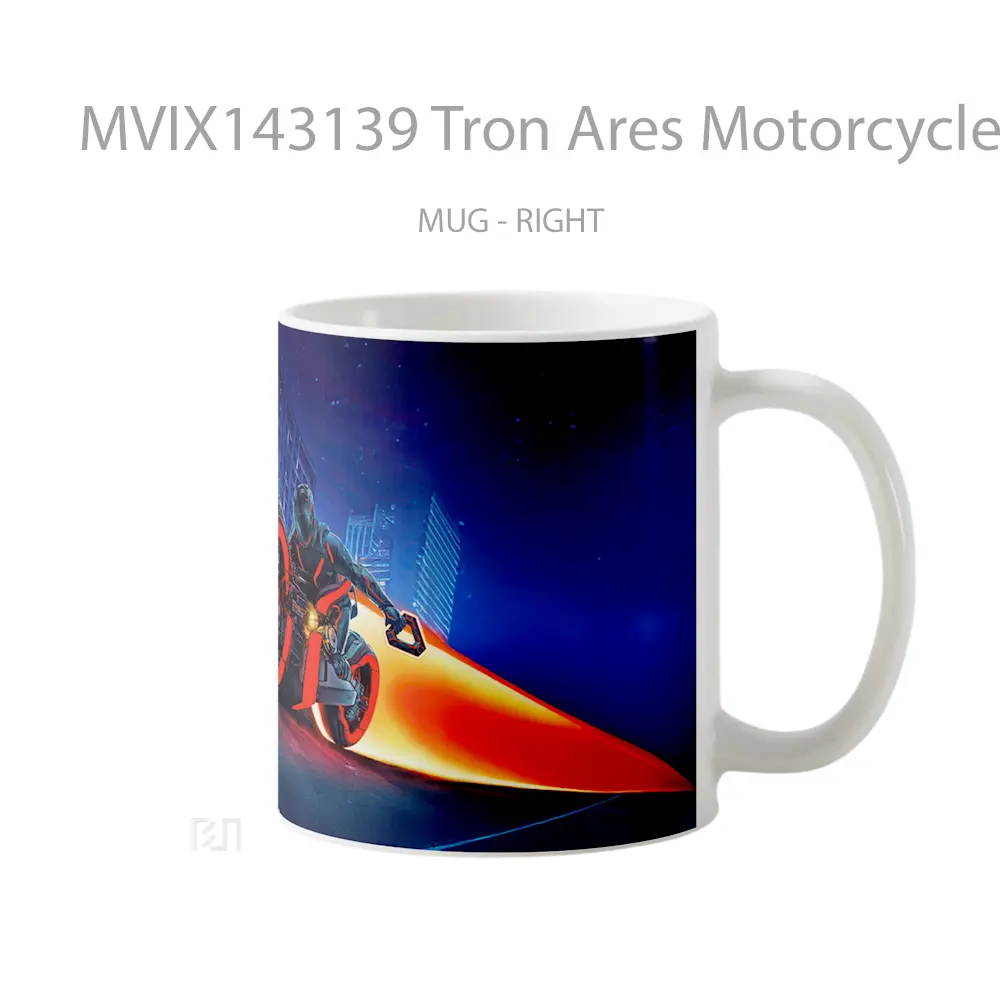 Mug Tron Ares Motorcycle Movie Gelas Keramik Unik - All-side / Desain