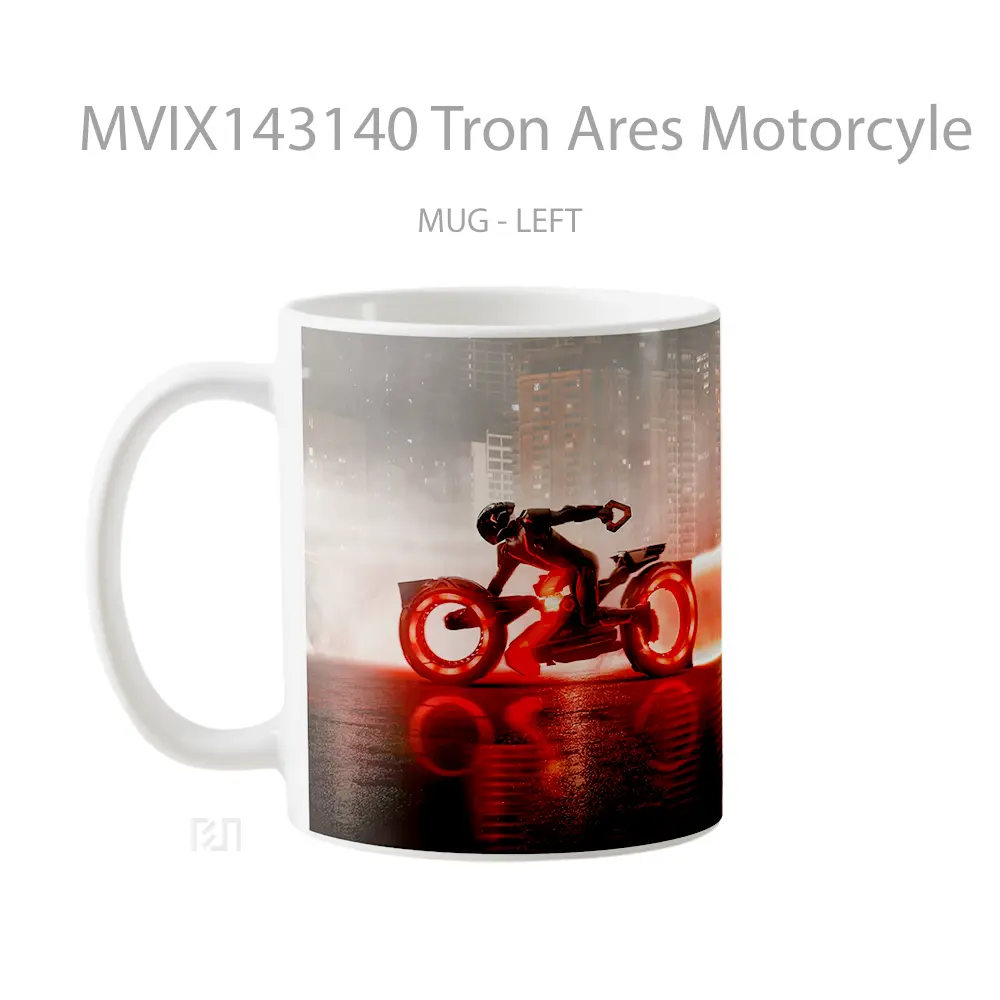 Mug Tron Ares Motorcyle Gelas Keramik Unik - All-side / Desain