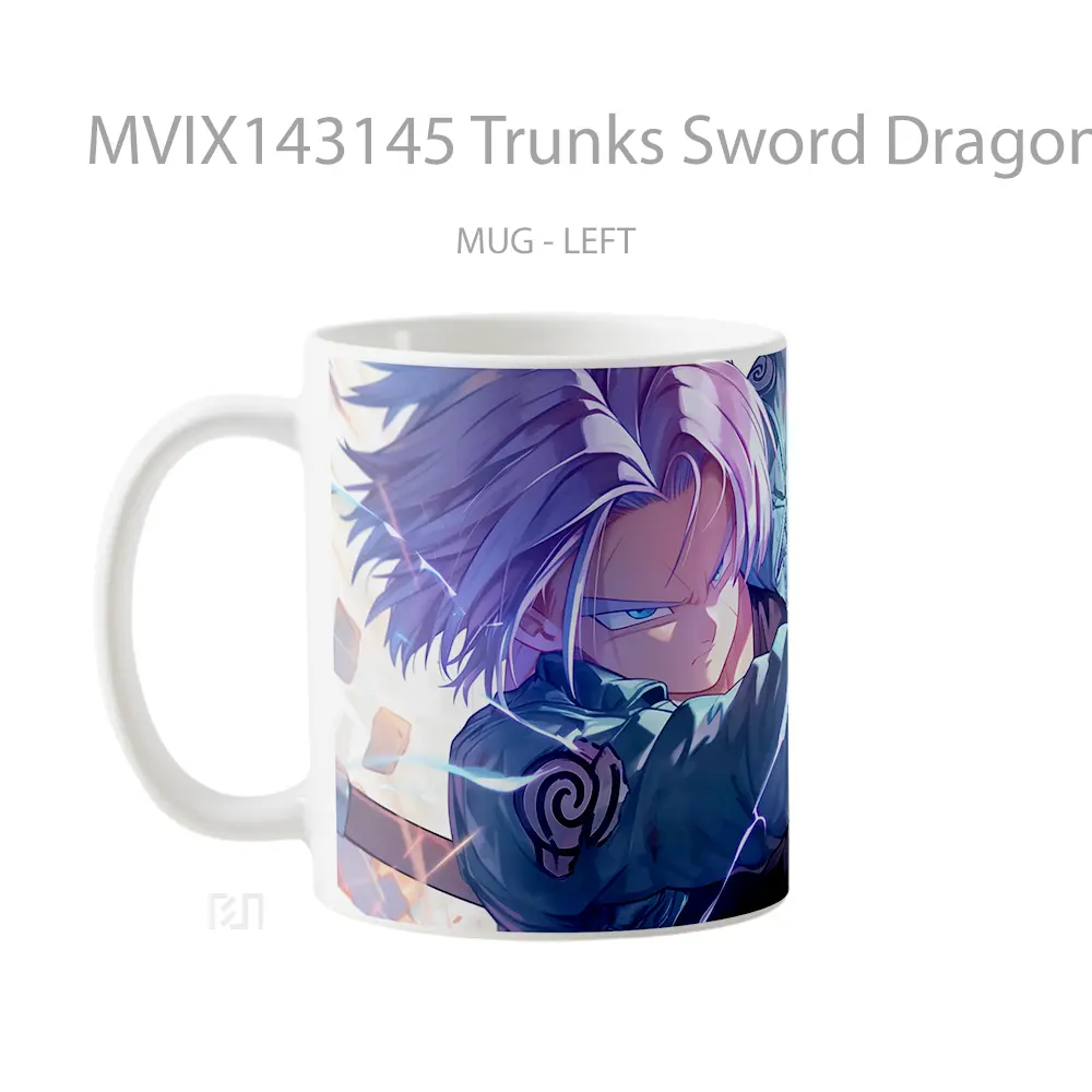 Mug Trunks Sword Dragon Ball Cangkir Anime - All-side / Desain