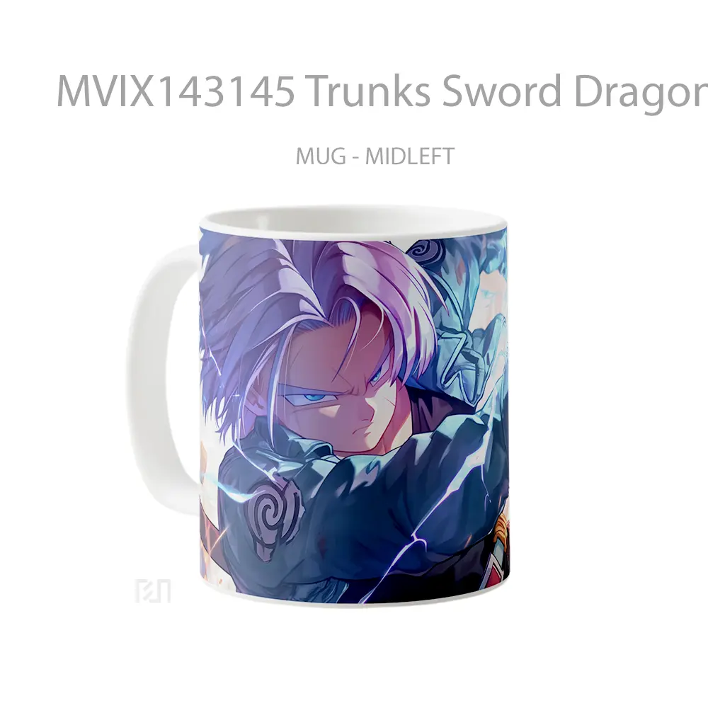 Mug Trunks Sword Dragon Ball Cangkir Anime - All-side / Desain