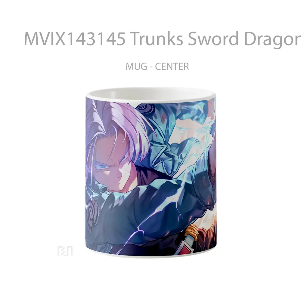 Mug Trunks Sword Dragon Ball Cangkir Anime