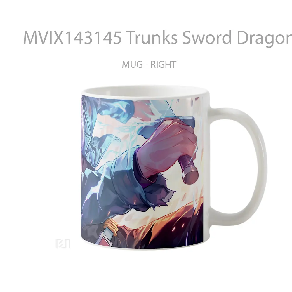 Mug Trunks Sword Dragon Ball Cangkir Anime - All-side / Desain
