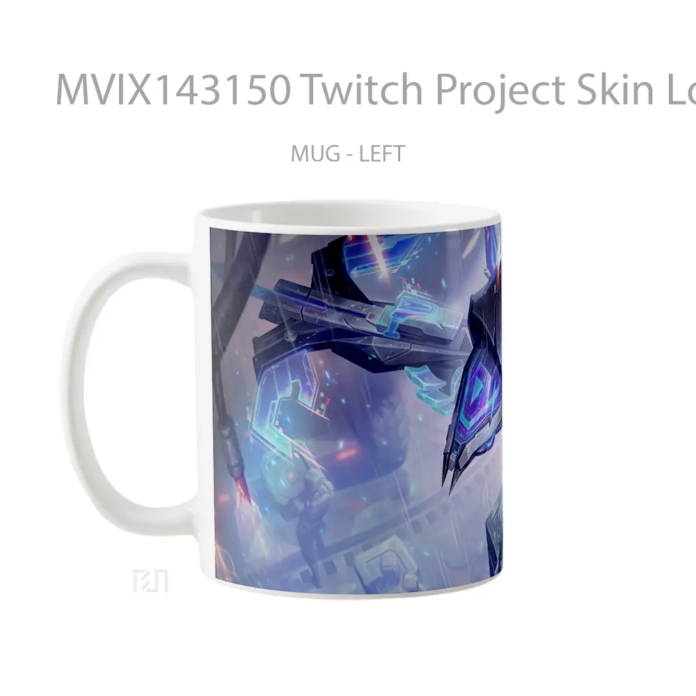 Mug Twitch Project Skin Lol Wild Rift Splash Art Cangkir Gamer - All-side / Desain