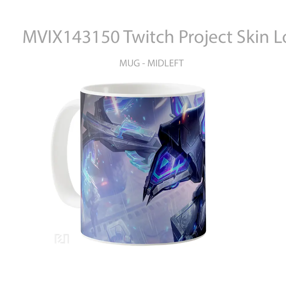 Mug Twitch Project Skin Lol Wild Rift Splash Art Cangkir Gamer - All-side / Desain