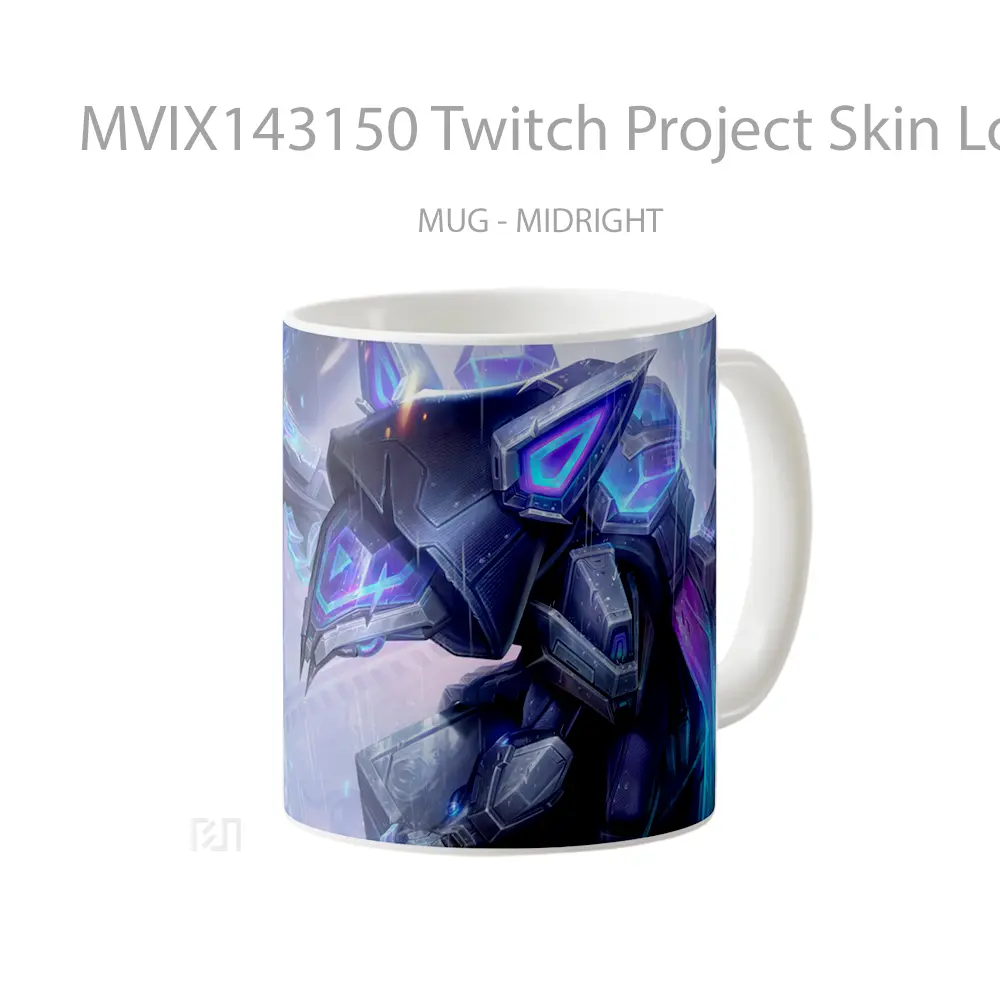 Mug Twitch Project Skin Lol Wild Rift Splash Art Cangkir Gamer - All-side / Desain