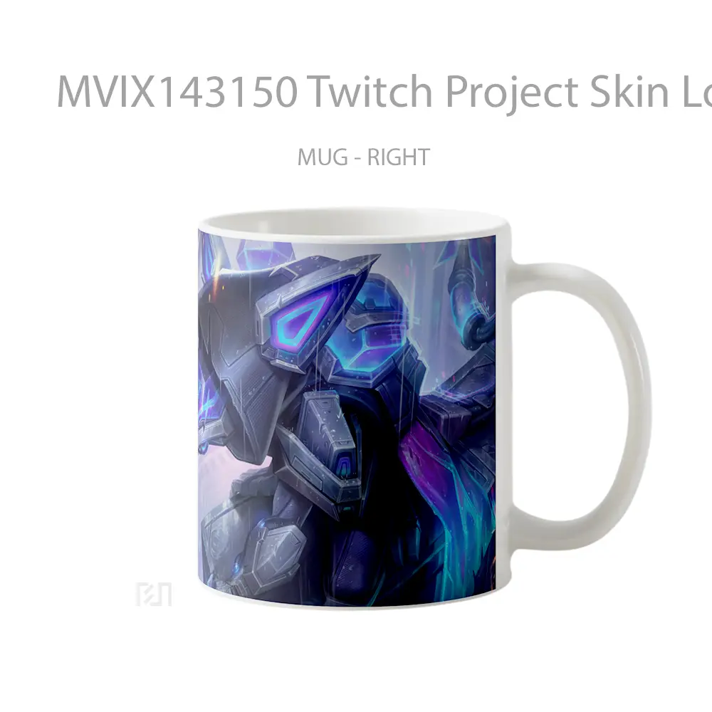 Mug Twitch Project Skin Lol Wild Rift Splash Art Cangkir Gamer - All-side / Desain