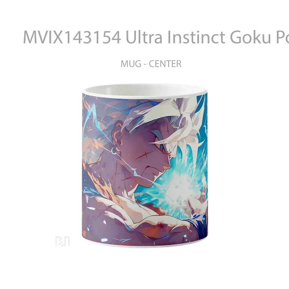 Mug Ultra Instinct Goku Power Dragon Ball Super Cangkir Anime
