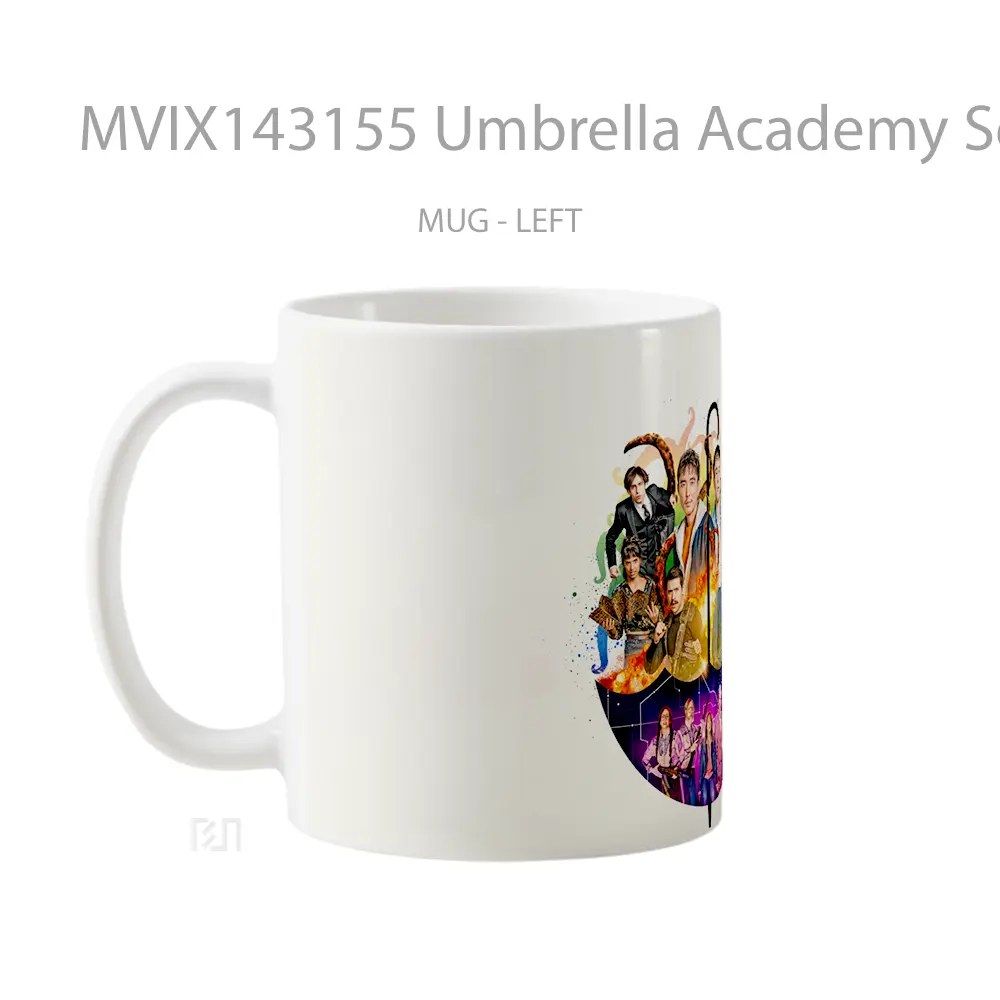 Mug Umbrella Academy Season 4 Gelas Pemandangan Alam - All-side / Desain