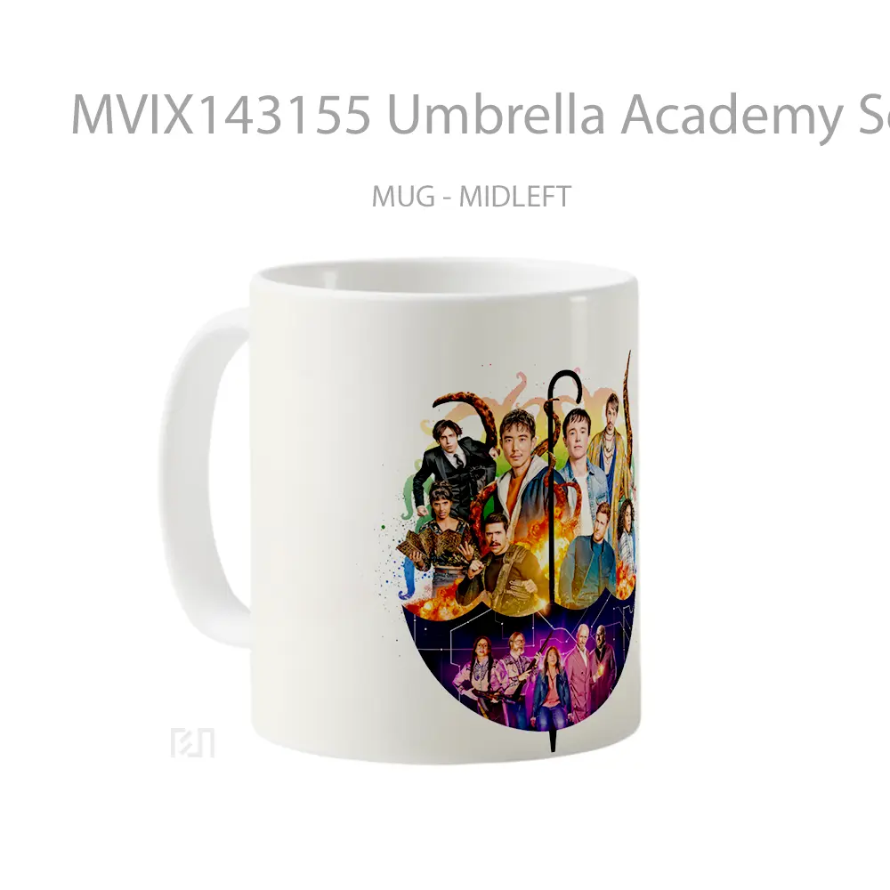 Mug Umbrella Academy Season 4 Gelas Pemandangan Alam - All-side / Desain