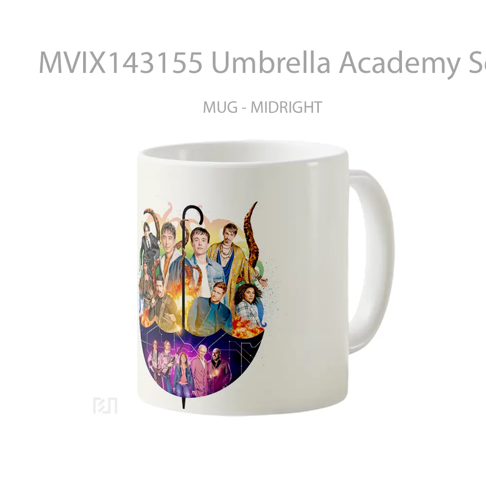Mug Umbrella Academy Season 4 Gelas Pemandangan Alam - All-side / Desain