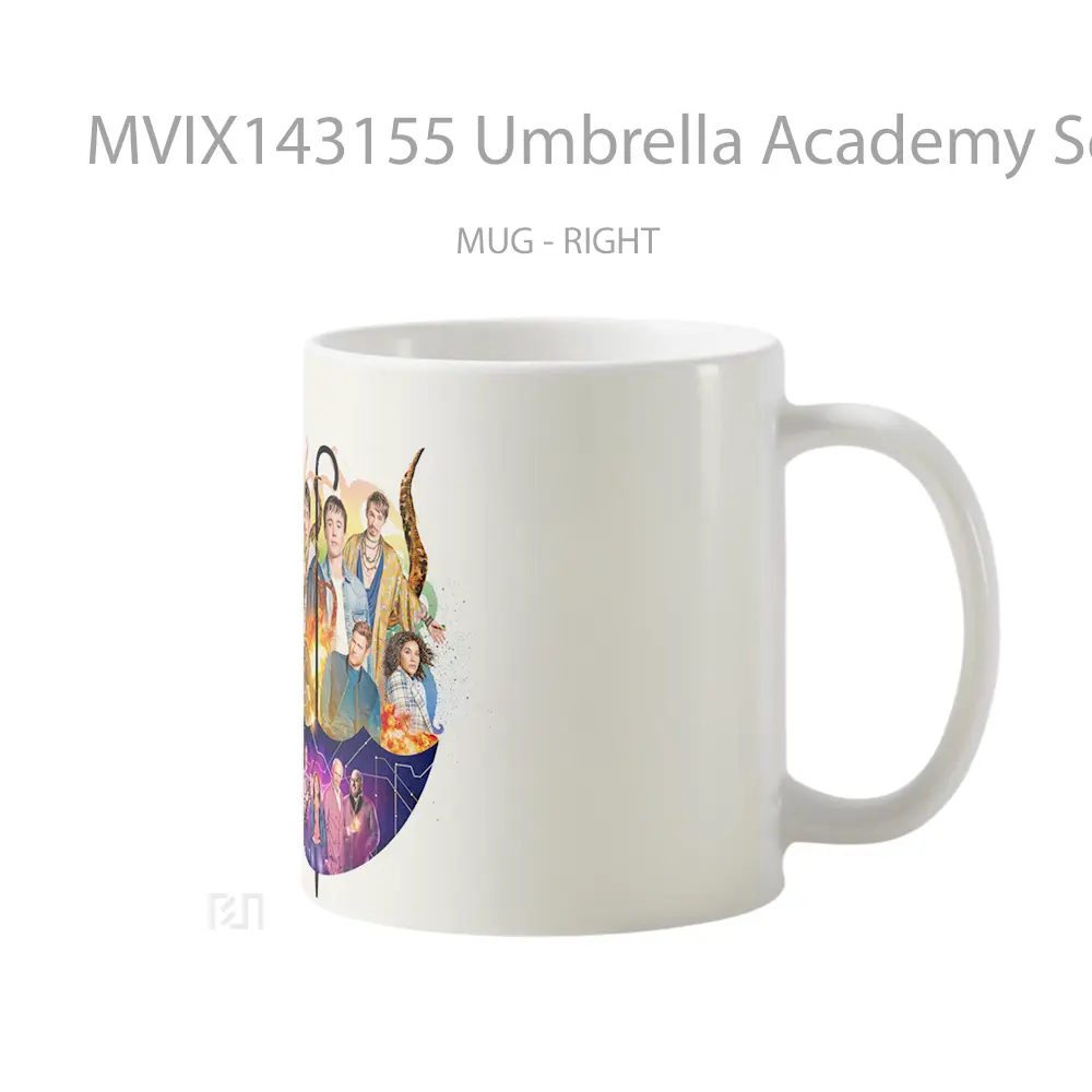 Mug Umbrella Academy Season 4 Gelas Pemandangan Alam - All-side / Desain