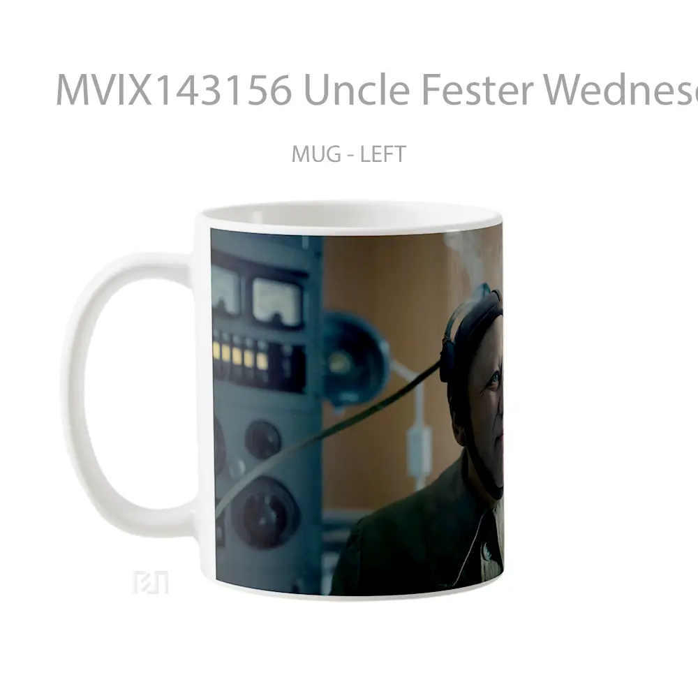Mug Uncle Fester Wednesday Season 2 Gelas Pemandangan Alam - All-side / Desain
