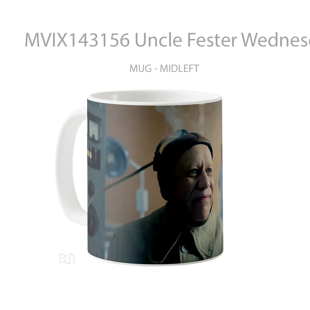 Mug Uncle Fester Wednesday Season 2 Gelas Pemandangan Alam - All-side / Desain