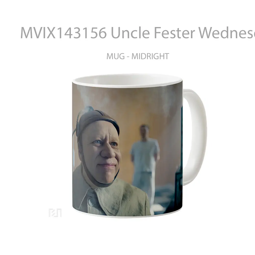 Mug Uncle Fester Wednesday Season 2 Gelas Pemandangan Alam - All-side / Desain