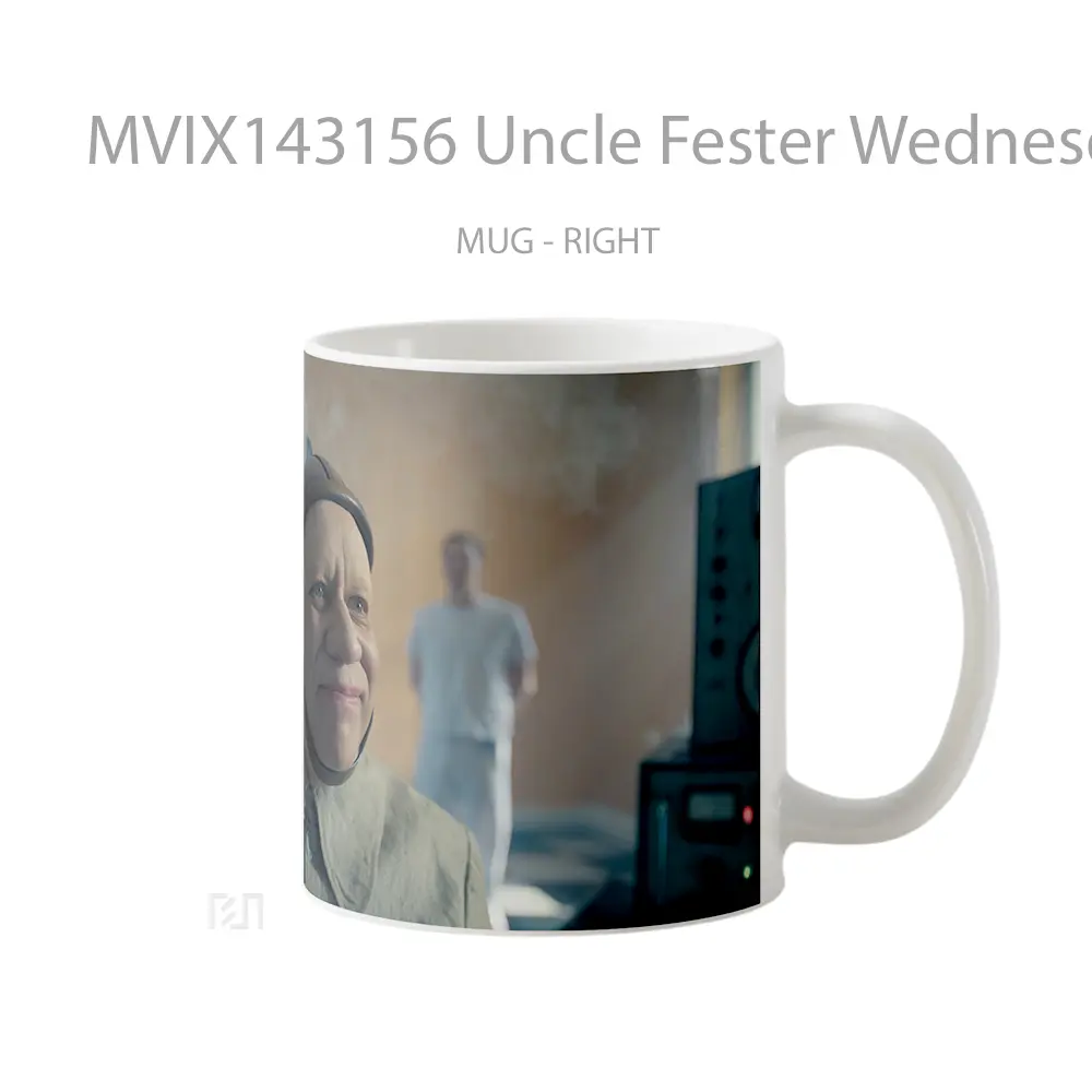 Mug Uncle Fester Wednesday Season 2 Gelas Pemandangan Alam - All-side / Desain