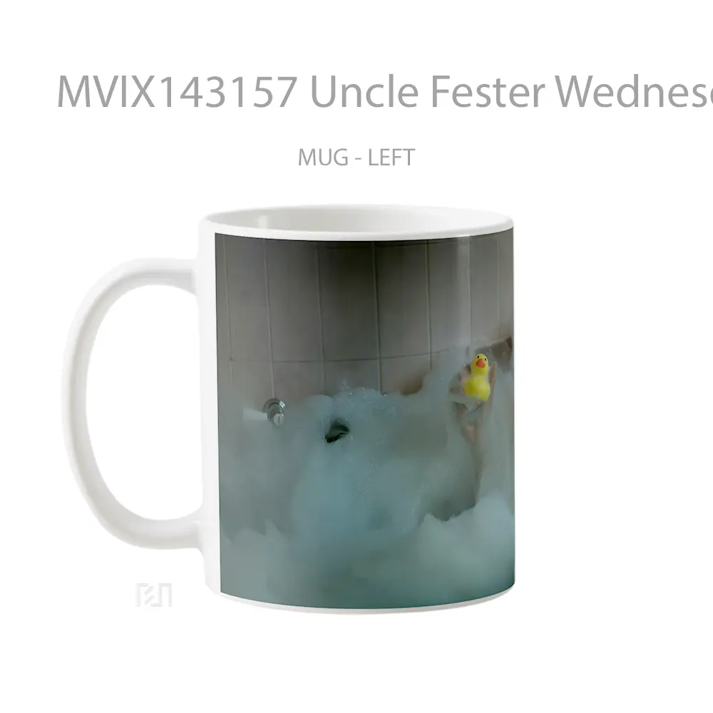 Mug Uncle Fester Wednesday Season 2 Gelas Pemandangan Alam - All-side / Desain