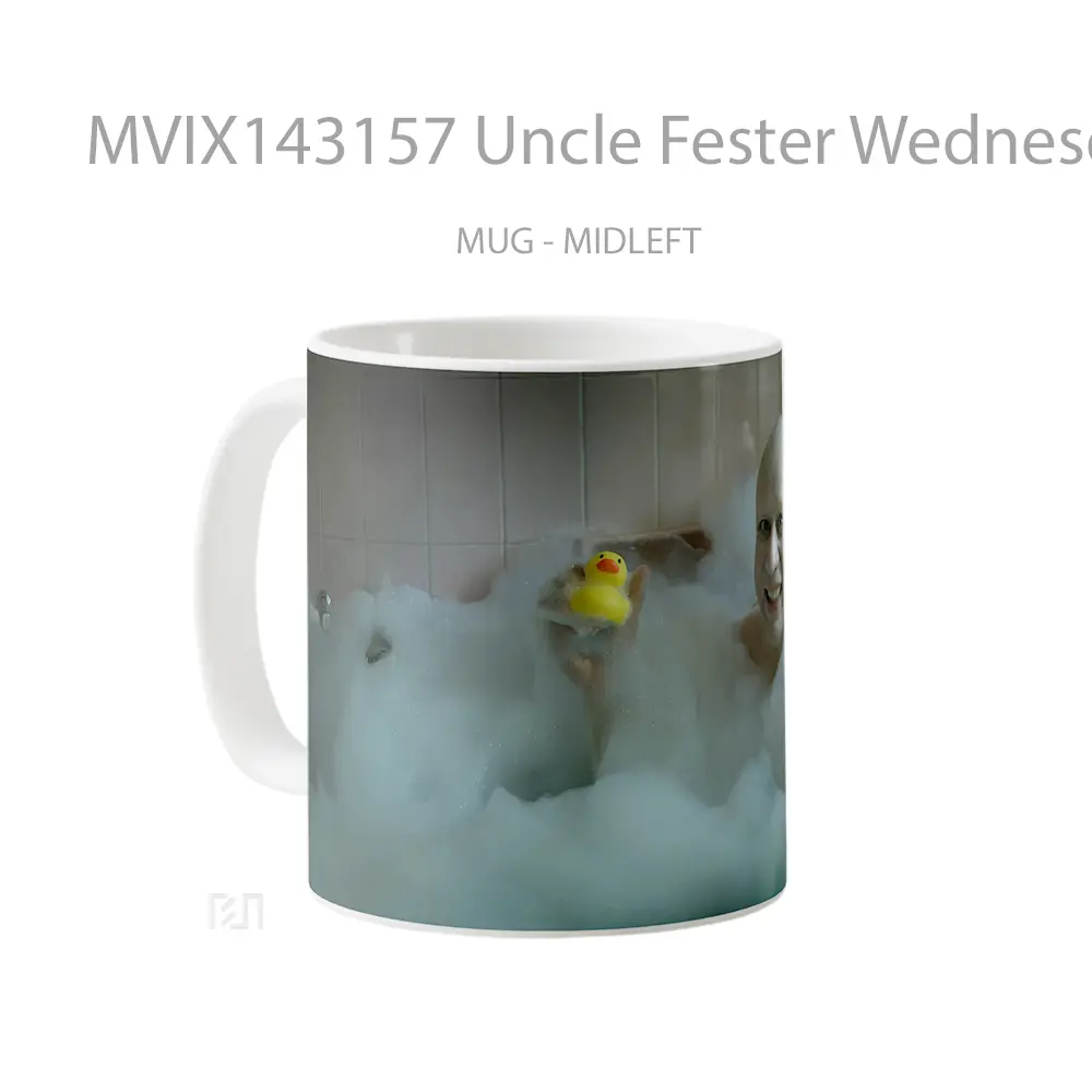Mug Uncle Fester Wednesday Season 2 Gelas Pemandangan Alam - All-side / Desain