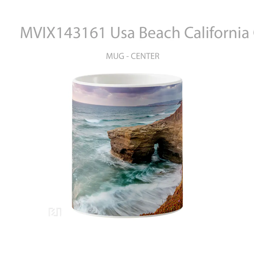 Mug Usa Beach California Corona Del Mar Scenery Gelas Pemandangan Alam