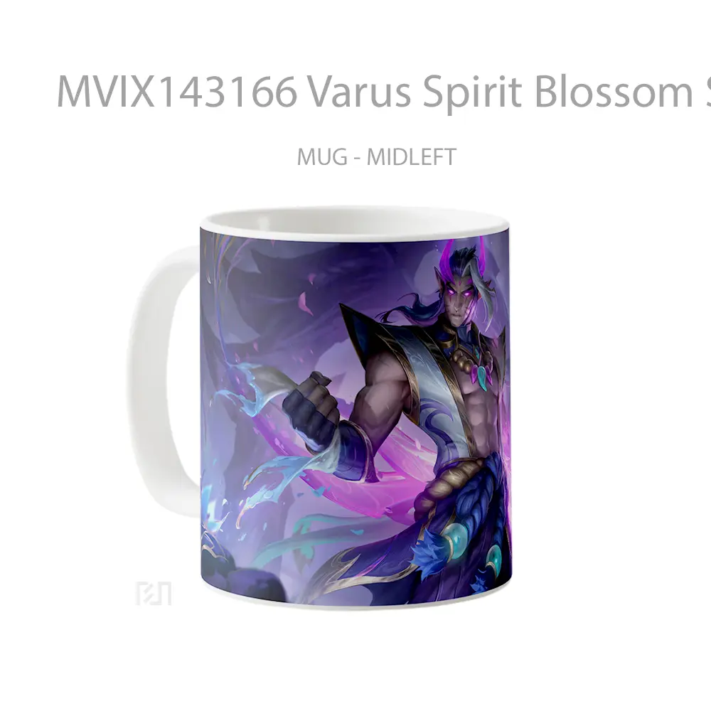 Mug Varus Spirit Blossom Skin Lol Splash Art Cangkir Gamer - All-side / Desain
