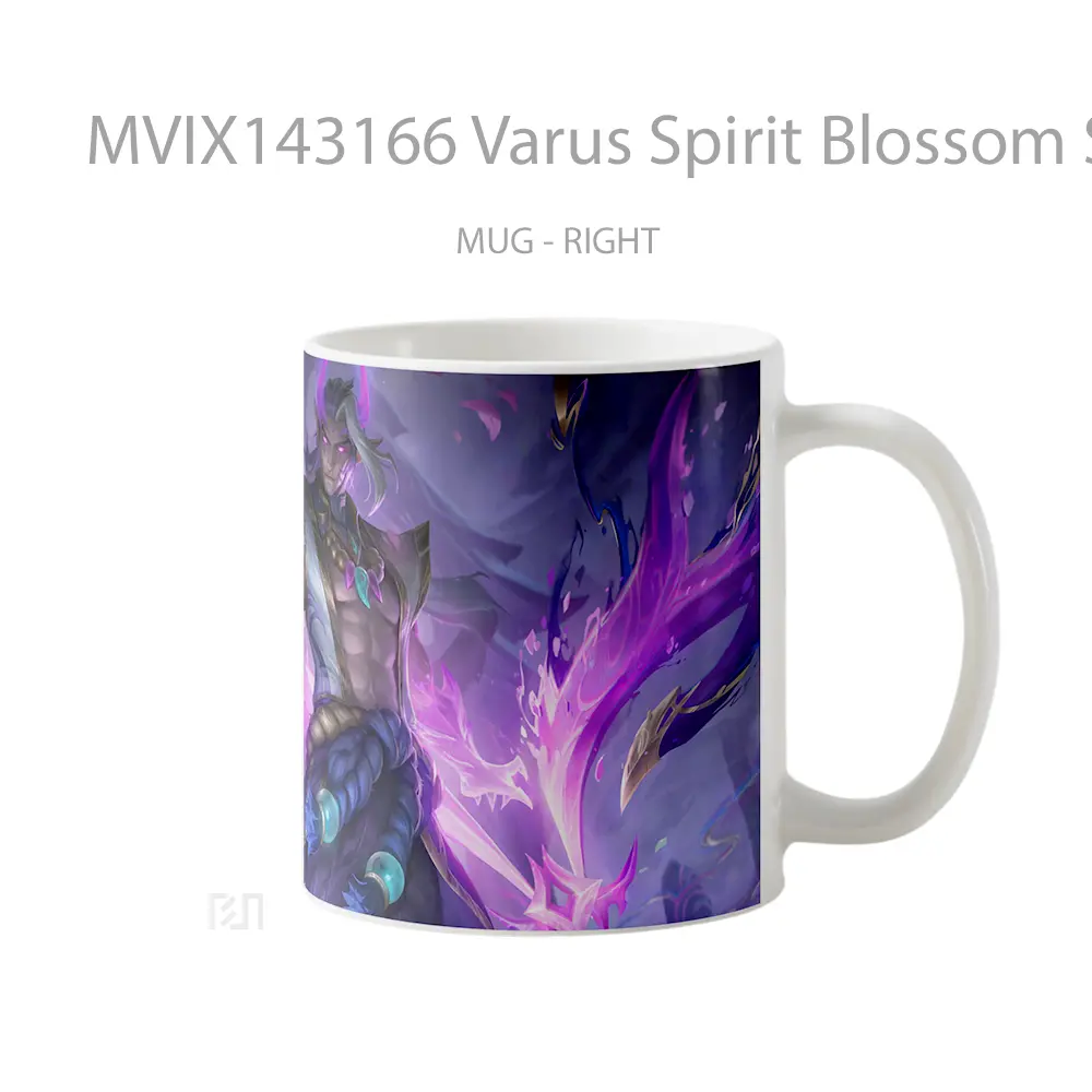 Mug Varus Spirit Blossom Skin Lol Splash Art Cangkir Gamer - All-side / Desain