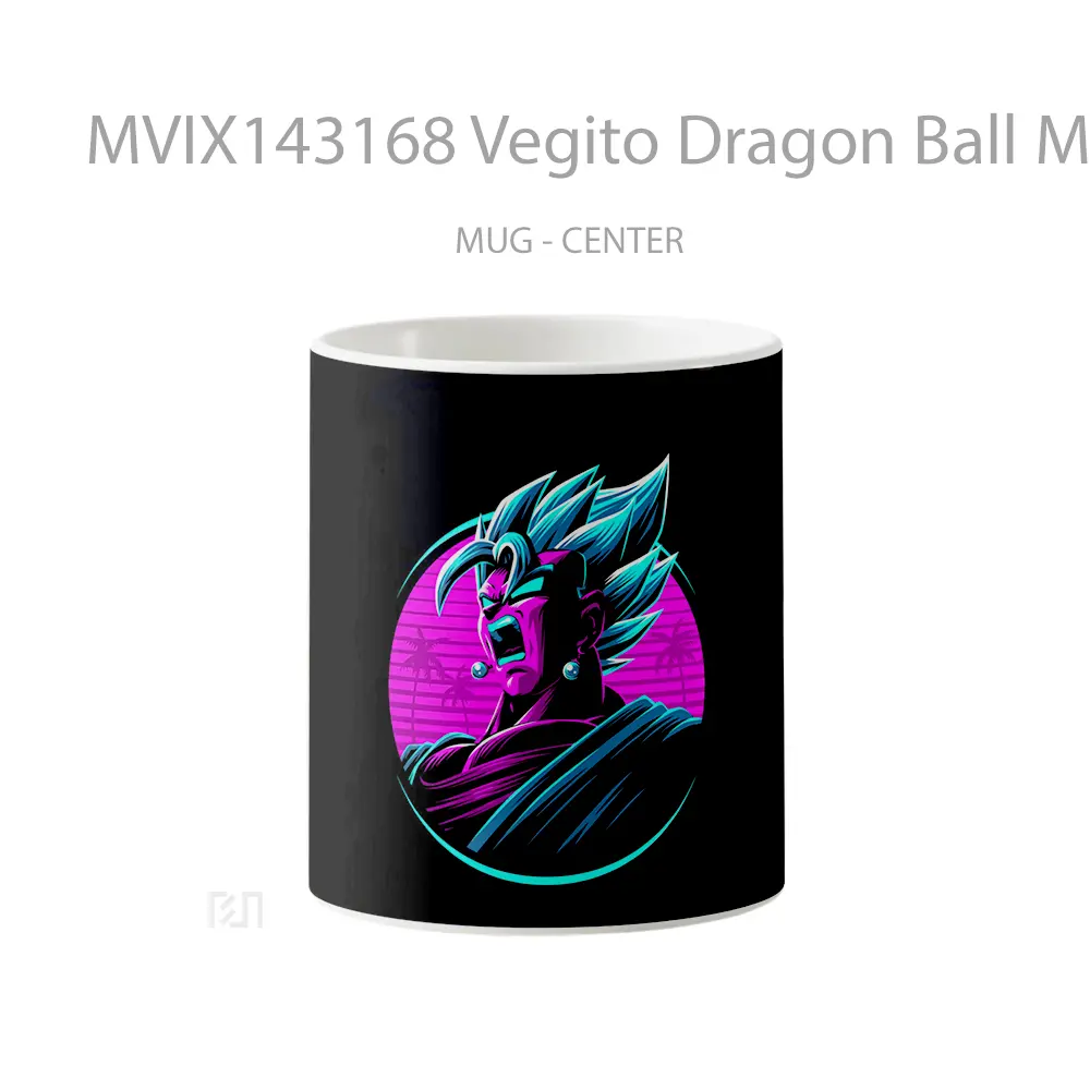 Mug Vegito Dragon Ball Minimalist Cangkir Anime