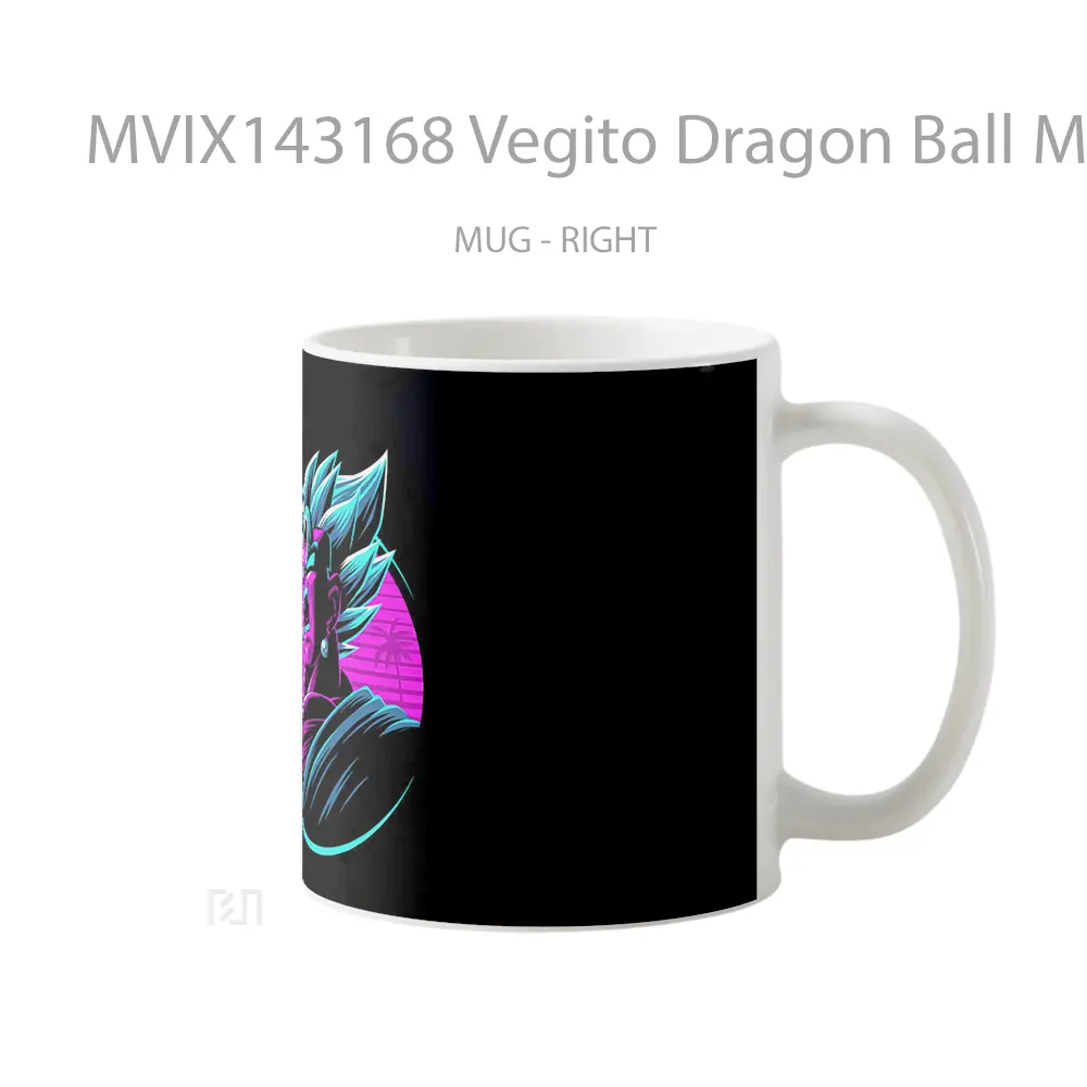 Mug Vegito Dragon Ball Minimalist Cangkir Anime - All-side / Desain