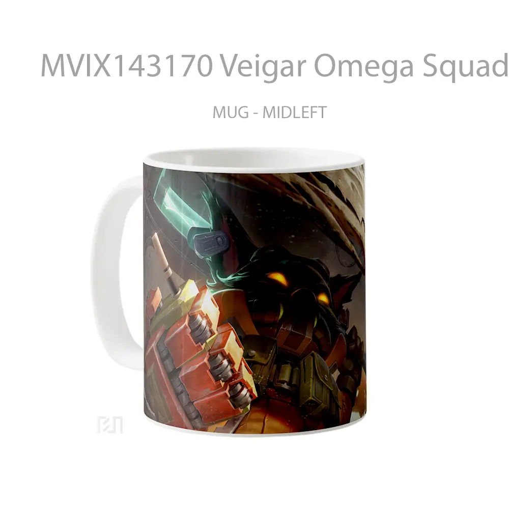Mug Veigar Omega Squad Skin Lol Wild Rift Splash Art Cangkir Gamer - All-side / Desain