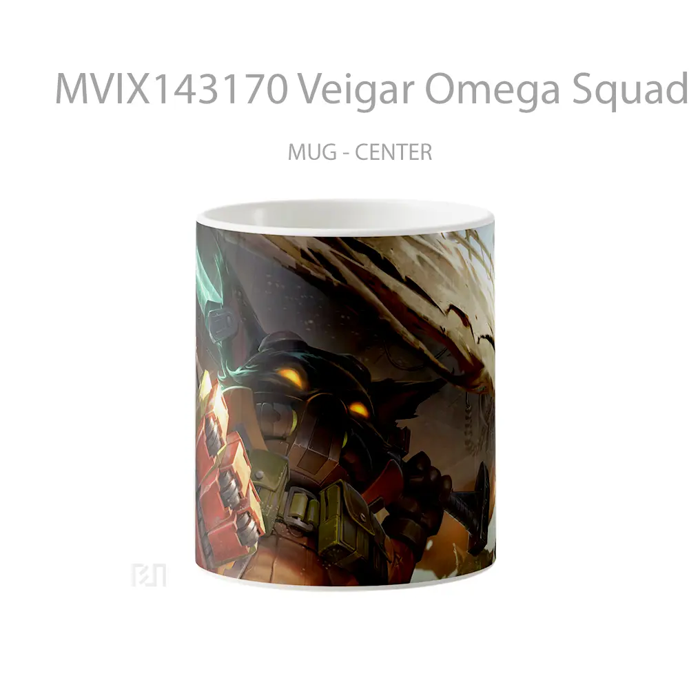 Mug Veigar Omega Squad Skin Lol Wild Rift Splash Art Cangkir Gamer
