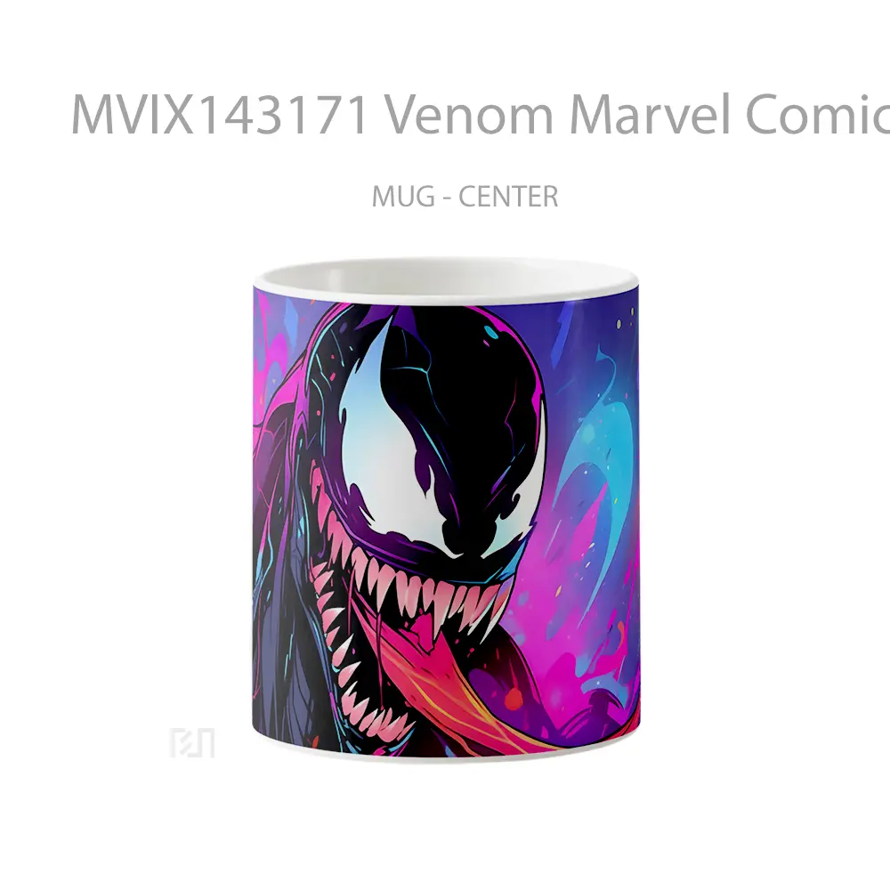 Mug Venom Marvel Comic Gelas Superhero