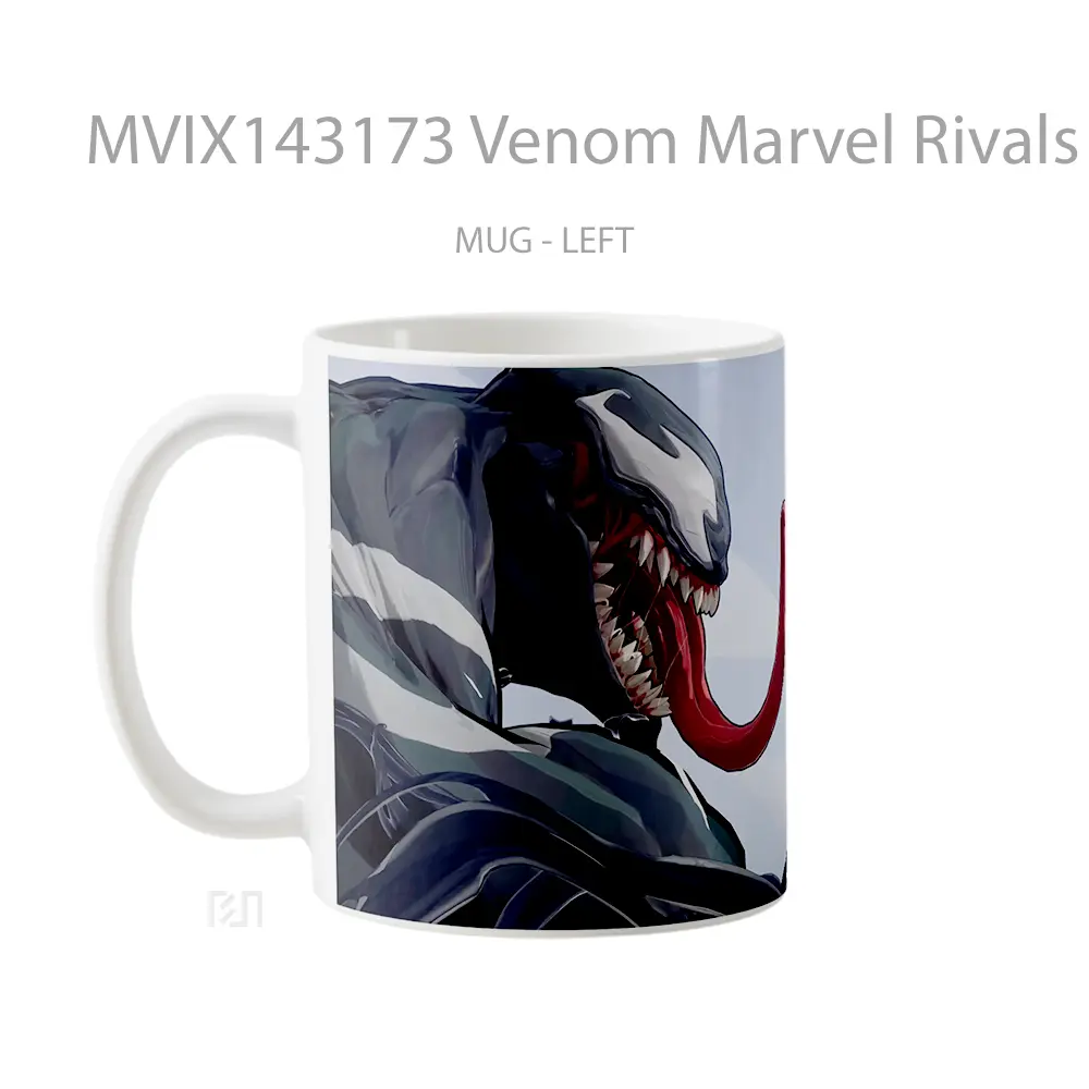 Mug Venom Marvel Rivals Gelas Superhero - All-side / Desain