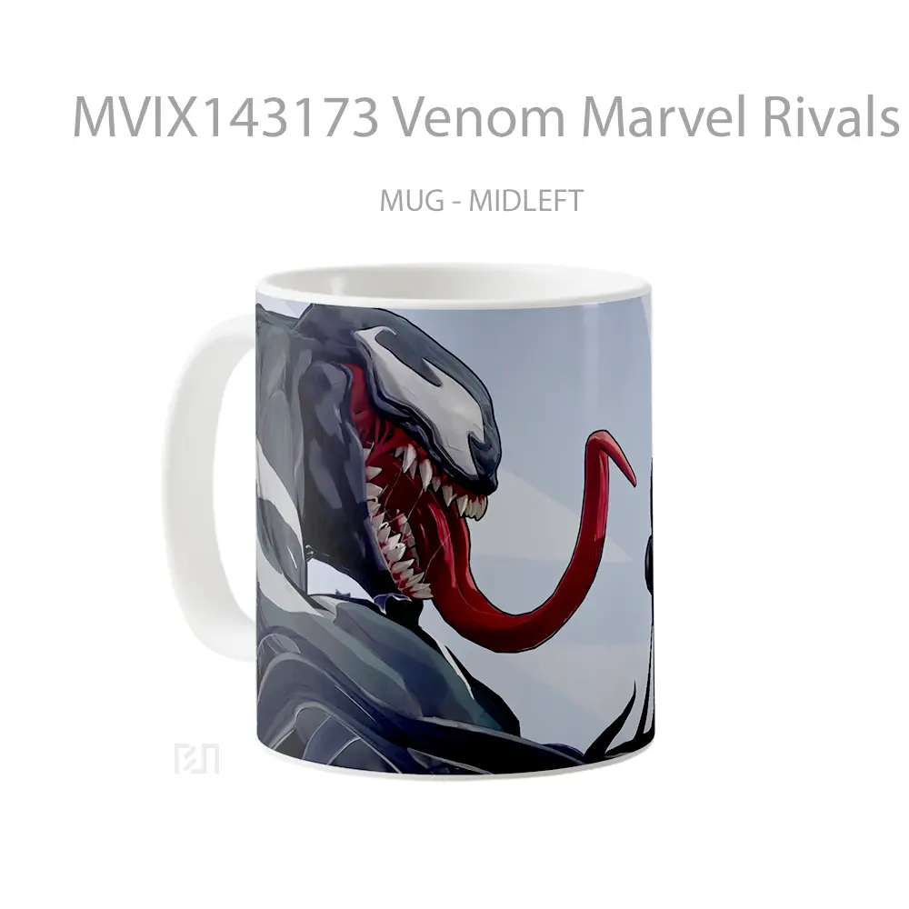 Mug Venom Marvel Rivals Gelas Superhero - All-side / Desain