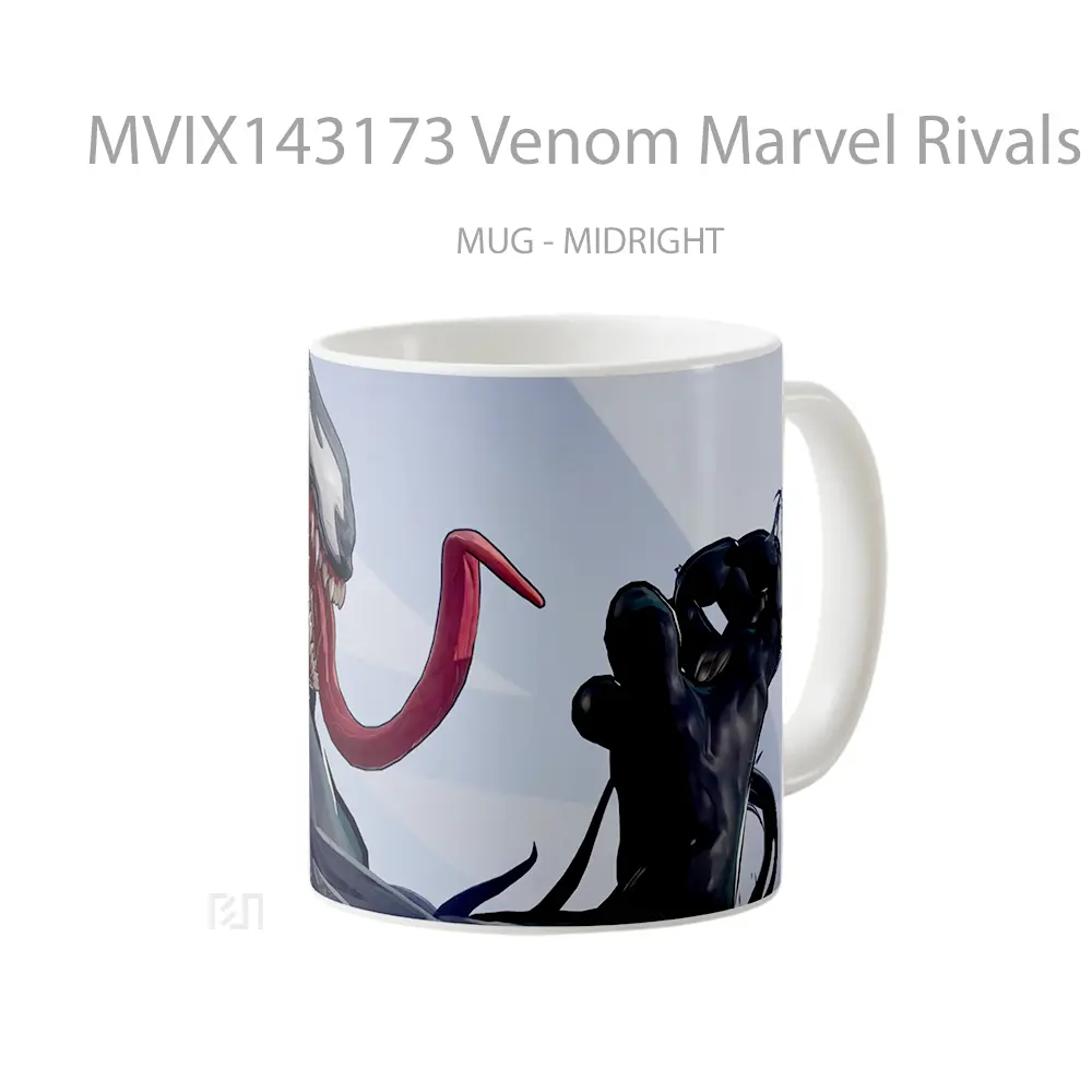 Mug Venom Marvel Rivals Gelas Superhero - All-side / Desain