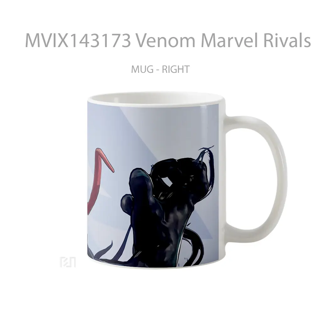 Mug Venom Marvel Rivals Gelas Superhero - All-side / Desain