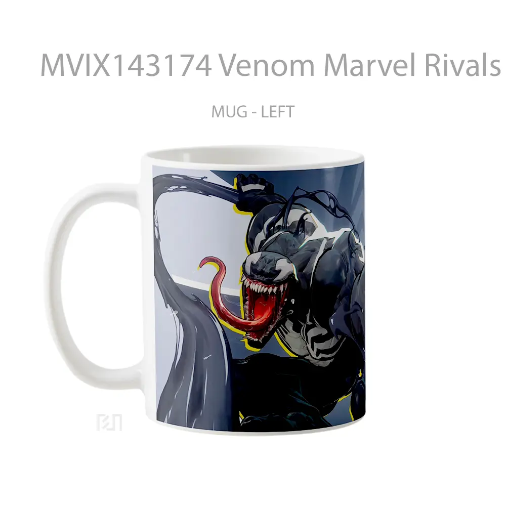 Mug Venom Marvel Rivals Mvp Gelas Superhero - All-side / Desain