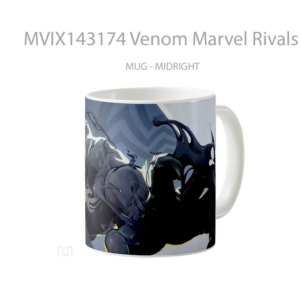 Mug Venom Marvel Rivals Mvp Gelas Superhero - All-side / Desain