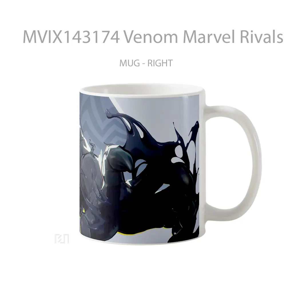 Mug Venom Marvel Rivals Mvp Gelas Superhero - All-side / Desain