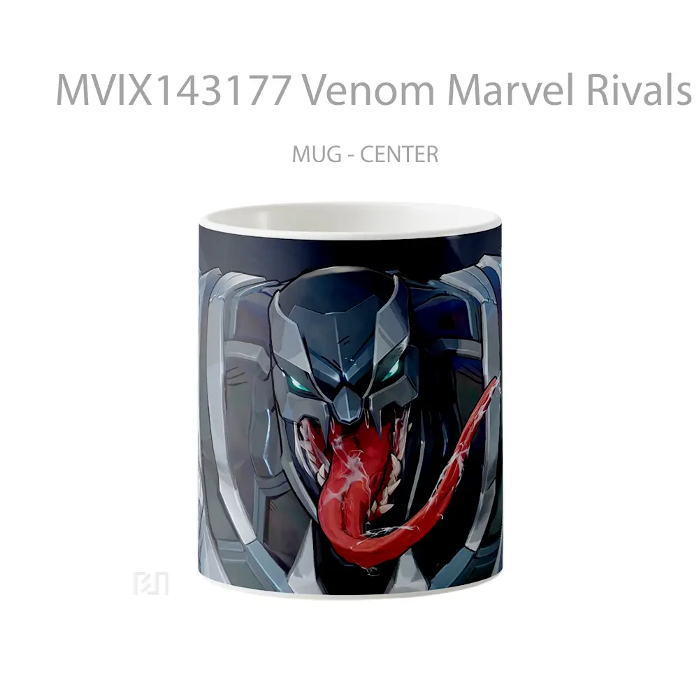Mug Venom Marvel Rivals Space Knight Skin Gelas Superhero