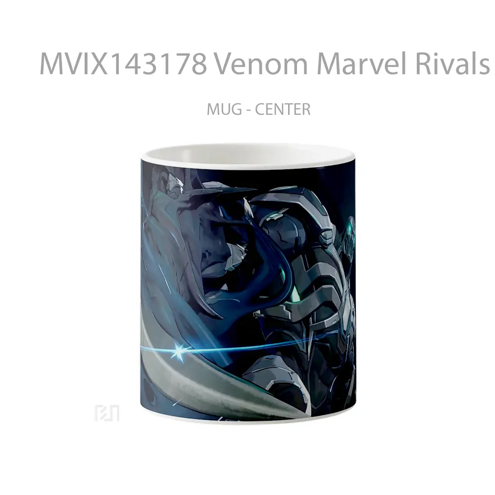 Mug Venom Marvel Rivals Space Knight Skin Gelas Superhero