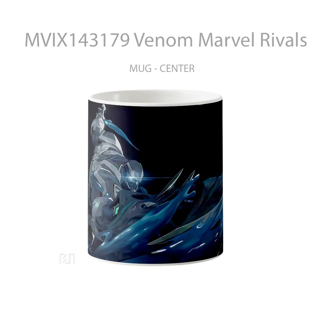 Mug Venom Marvel Rivals Space Knight Skin Gelas Superhero