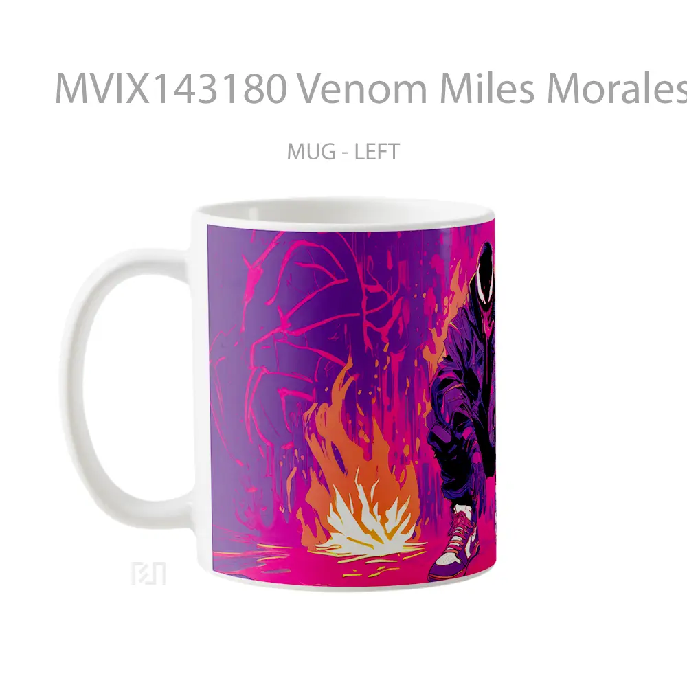 Mug Venom Miles Morales Gelas Keramik Unik - All-side / Desain