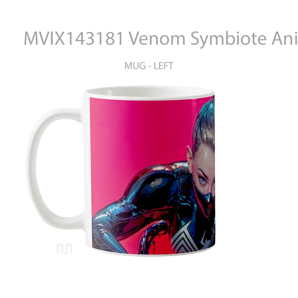 Mug Venom Symbiote Anime Girl Cangkir Anime - All-side / Desain
