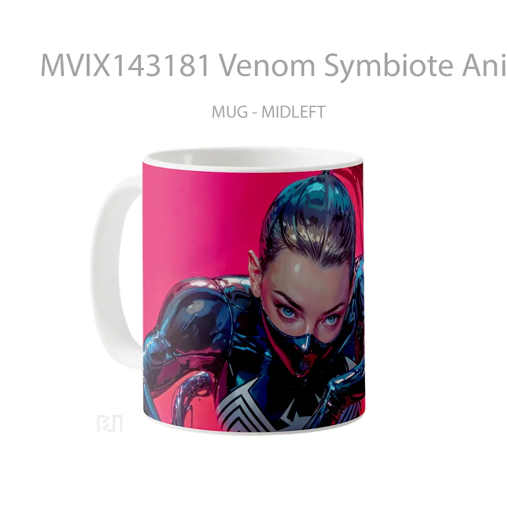 Mug Venom Symbiote Anime Girl Cangkir Anime - All-side / Desain