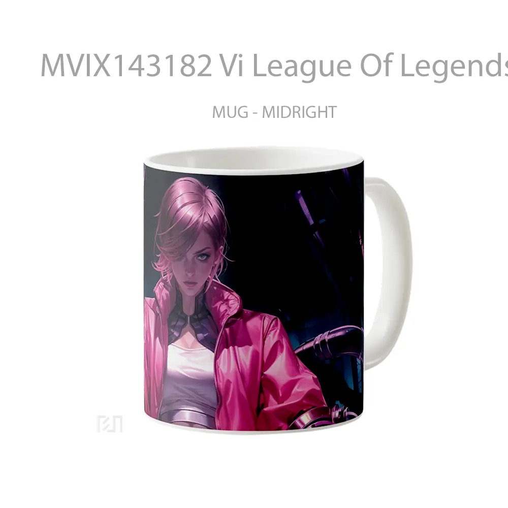 Mug Vi League Of Legends Cangkir Gamer - All-side / Desain