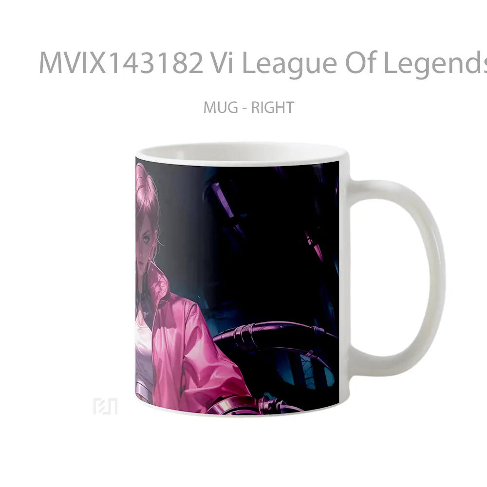 Mug Vi League Of Legends Cangkir Gamer - All-side / Desain