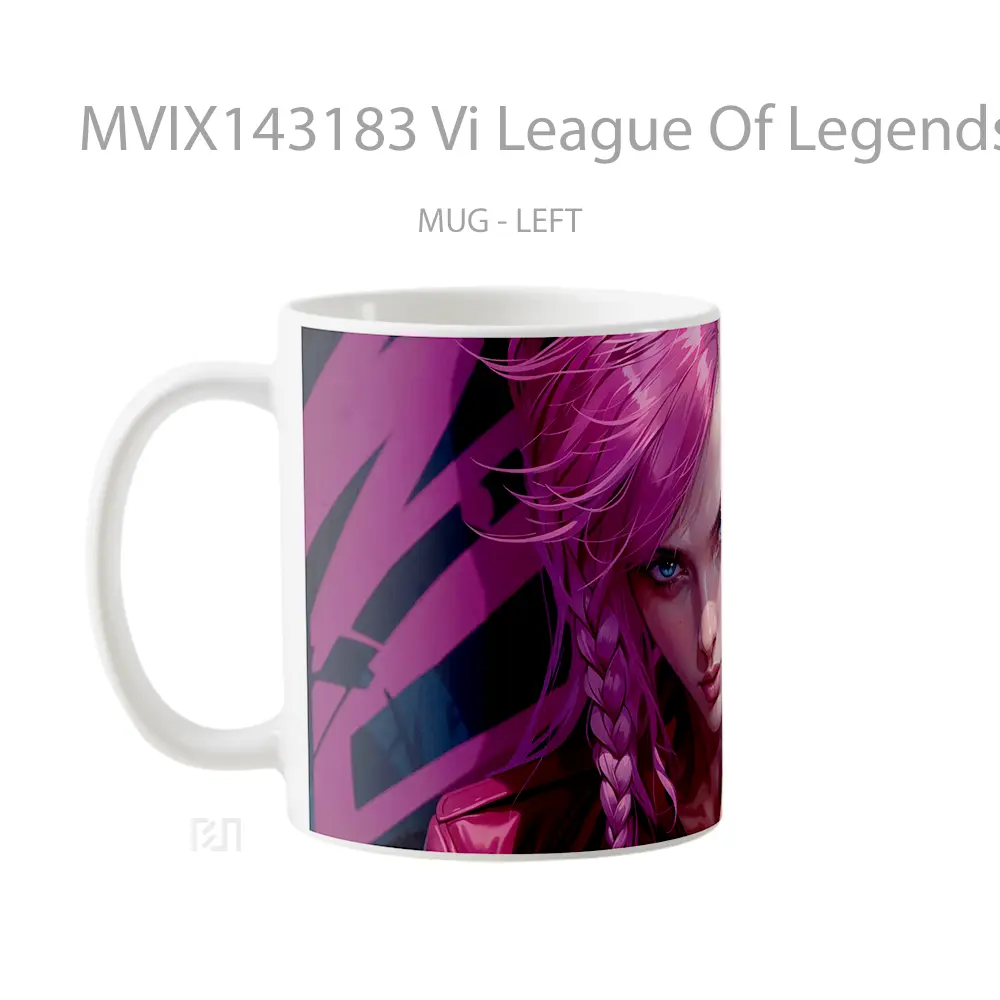 Mug Vi League Of Legends Cangkir Gamer - All-side / Desain